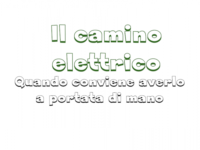 Il camino elettrico, quando conviene averne uno