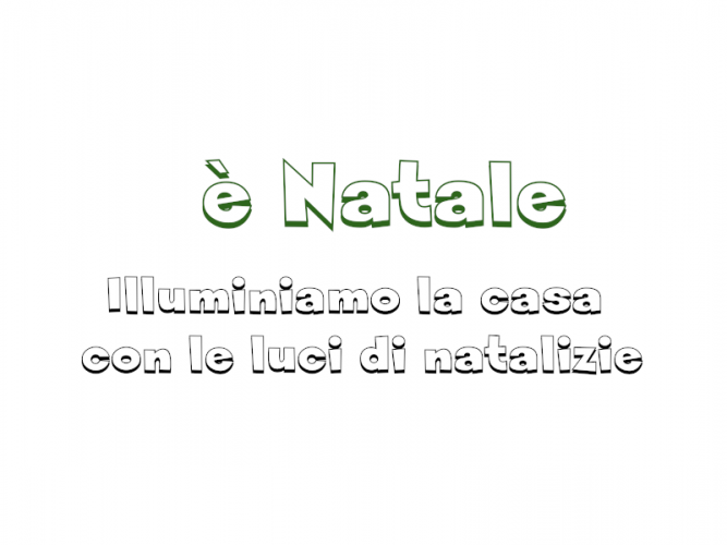Luci natalizie, illuminiamo la casa