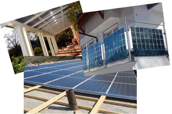 Posizionamento dei pannelli fotovoltaici